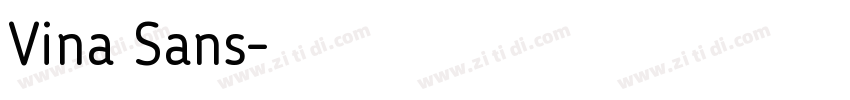 Vina Sans字体转换